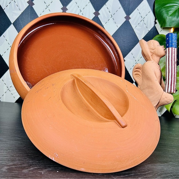 Curated Luxury Other - Large Terracotta Lidded Casserole Studio Kitchen Pottery Luxe Bortner $ Bortner